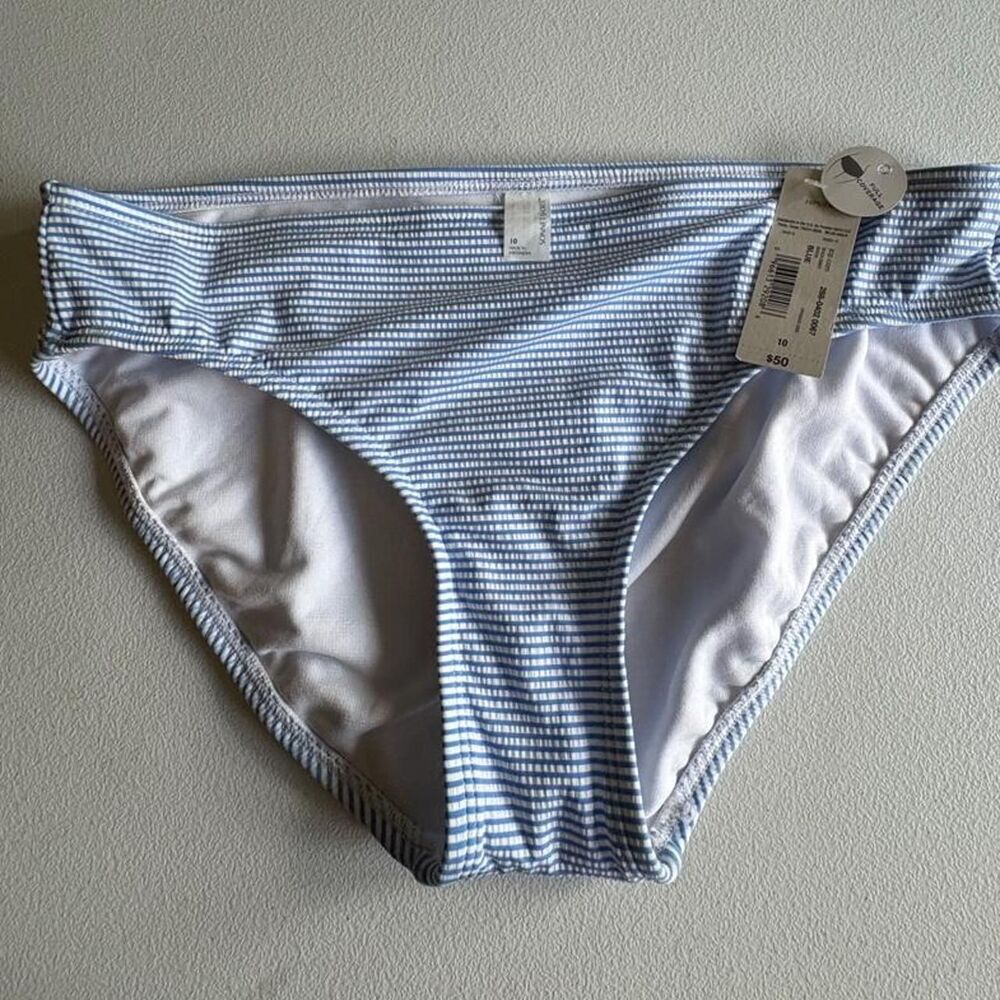 Jcpenney Women's Blue and Grey Bikini-and-tankini-bottoms